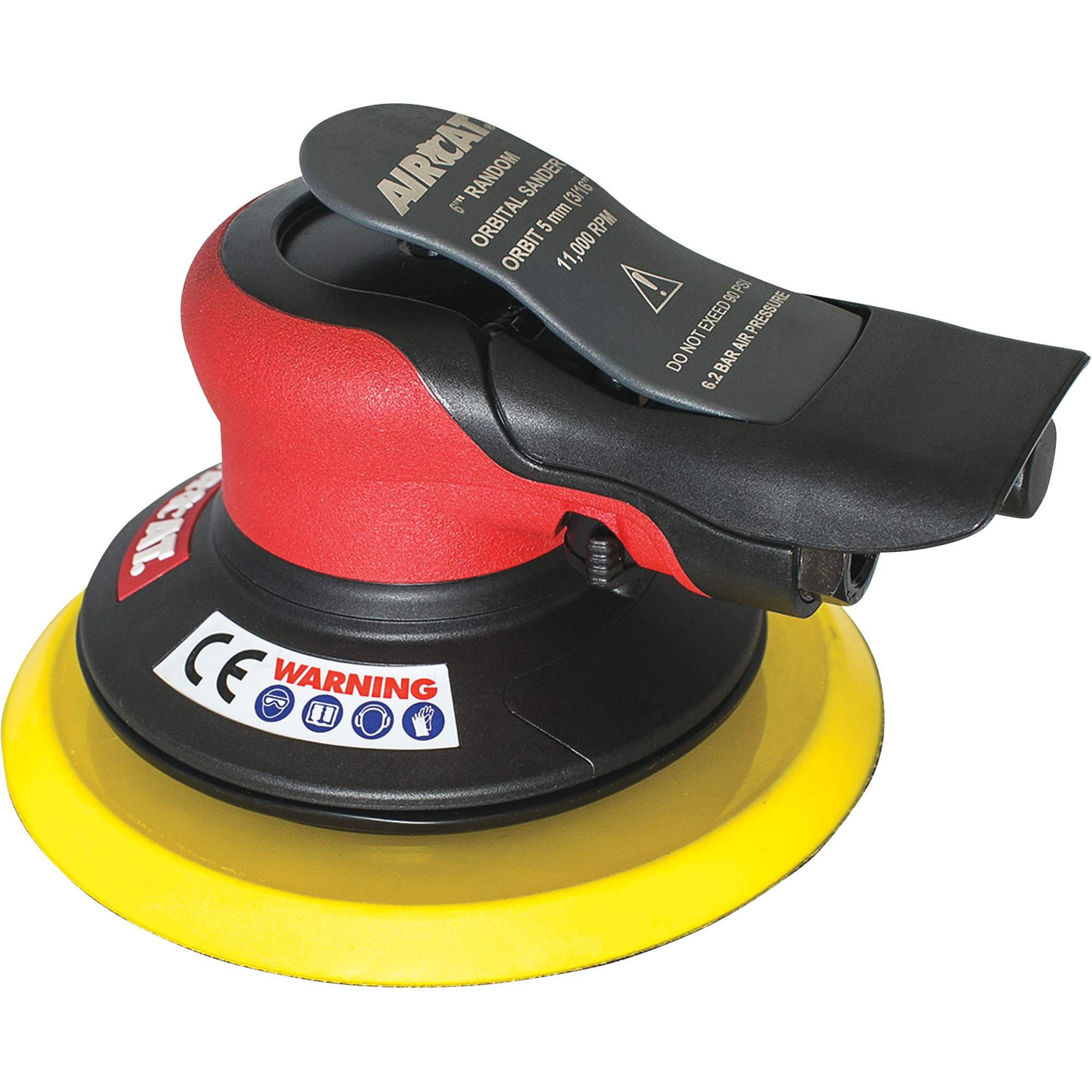 AIRCAT Orbital Palm Air Sander, 11,000 OPM, Model# 6700-6-336